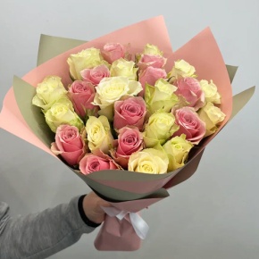 Букет "Мемори" из 23 роз кения (40 см) в Подольске