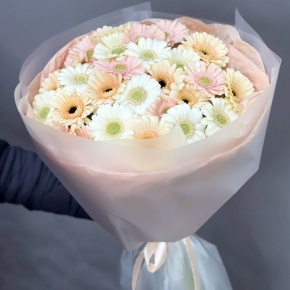 Букет "Гера" из 25 гербер в Подольске