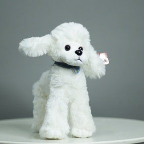 Плюшевый пудель белый (25 см) в Подольске