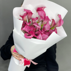 Монобукет из 21 каллы в Подольске