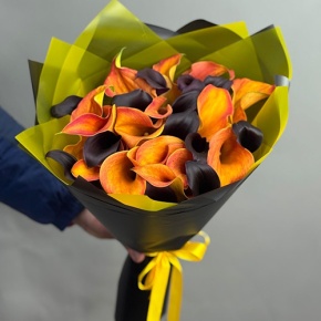 Букет "Карамель" из 29 калл в Подольске