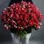 Букет из 51 кустовой рубиновой розы (50 см) в Подольске Букет из 51 кустовой рубиновой розы (50 см) в Подольске