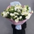 Букет "Изысканность" из 31 белой эустомы в Подольске Букет "Изысканность" из 31 белой эустомы в Подольске