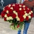 Букет 151 роза красный и белый микс (60 см) в Подольске Букет 151 роза красный и белый микс (60 см) в Подольске