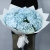 Букет из 15 голубых гортензий в Подольске Букет из 15 голубых гортензий в Подольске