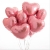 Сердце розовое фольгированный шар с гелием (45 см) в Подольске