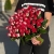 Букет из 51 рубиновой розы (50 см) в Подольске Букет из 51 рубиновой розы (50 см) в Подольске
