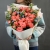 Букет "Фортуна" из коралловых роз и оксипеталума в Подольске Букет "Фортуна" из коралловых роз и оксипеталума в Подольске
