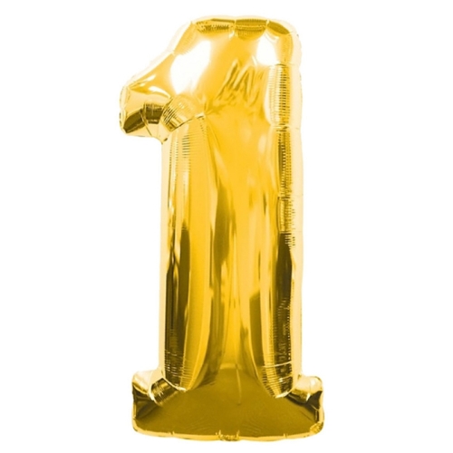 Шар гелиевый цифра 1 (40х102 см) в Подольске