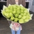 Букет 51 лаймовая роза (40 см) в Подольске