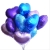 Сердце сиреневое фольгированный шар с гелием (45 см) в Подольске