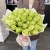 Букет 51 лаймовая роза (40 см) в Подольске