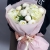 Букет "Белый жемчуг" из гортензий и пионов в Подольске