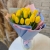 Букет из 15 жёлтых тюльпанов в Подольске Букет из 15 жёлтых тюльпанов в Подольске